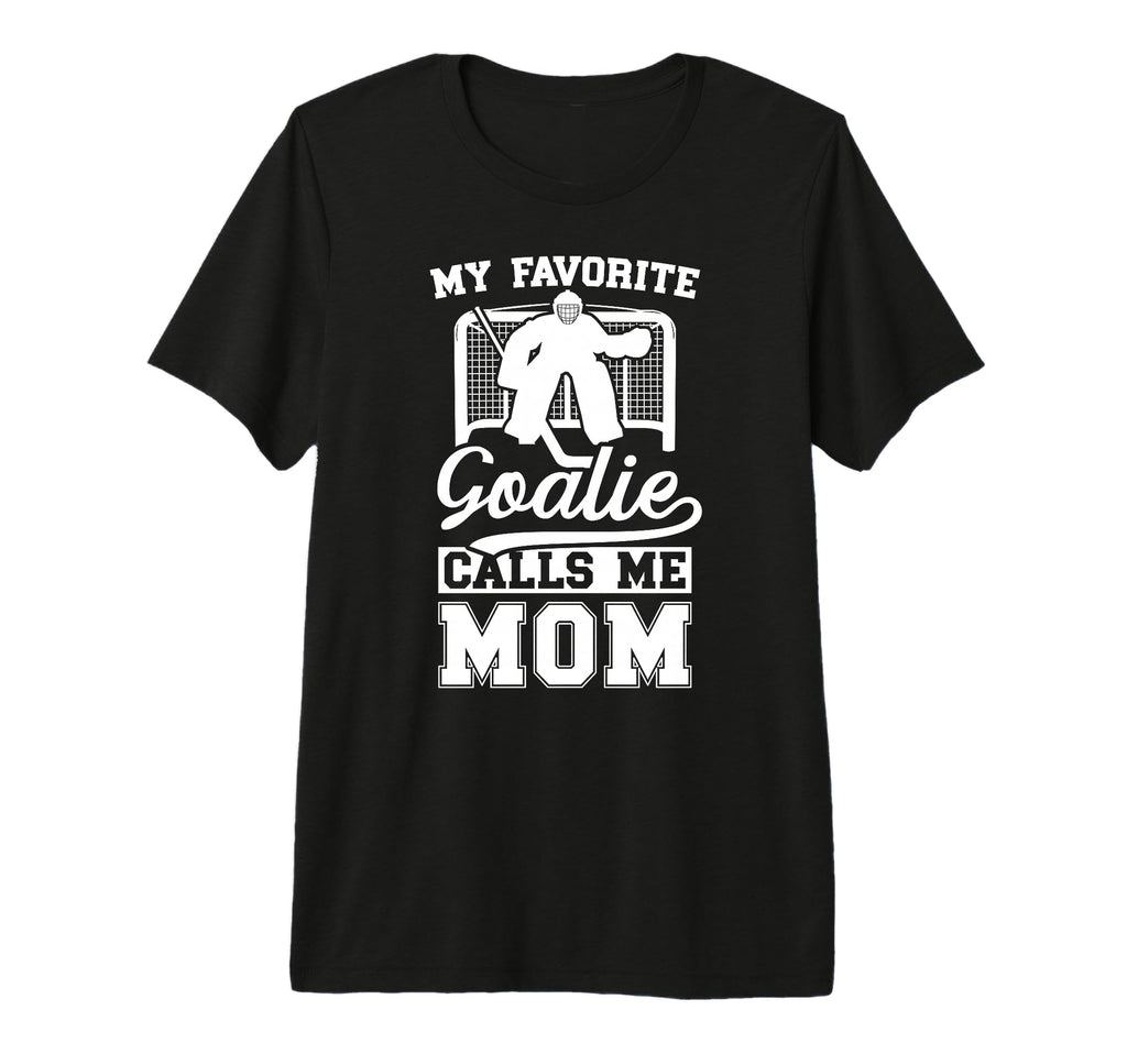 Proud Ice Hockey Keeper Mom Hockey T-Shirt - Unique Graphic Men Women
