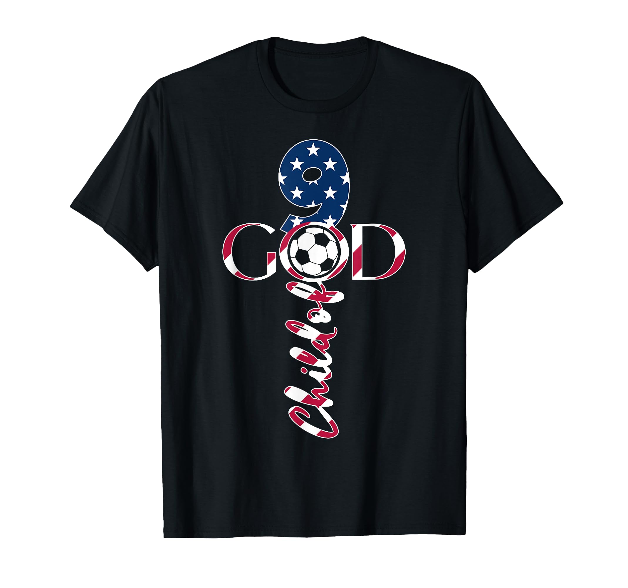 Jesus 9 Years Child God Soccer 9Th T-Shirt - Custom Art Print Men Women