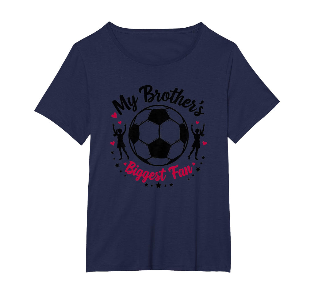Soccer Sister My Brothers Biggest Fan T-Shirt - Custom Art Print Unisex