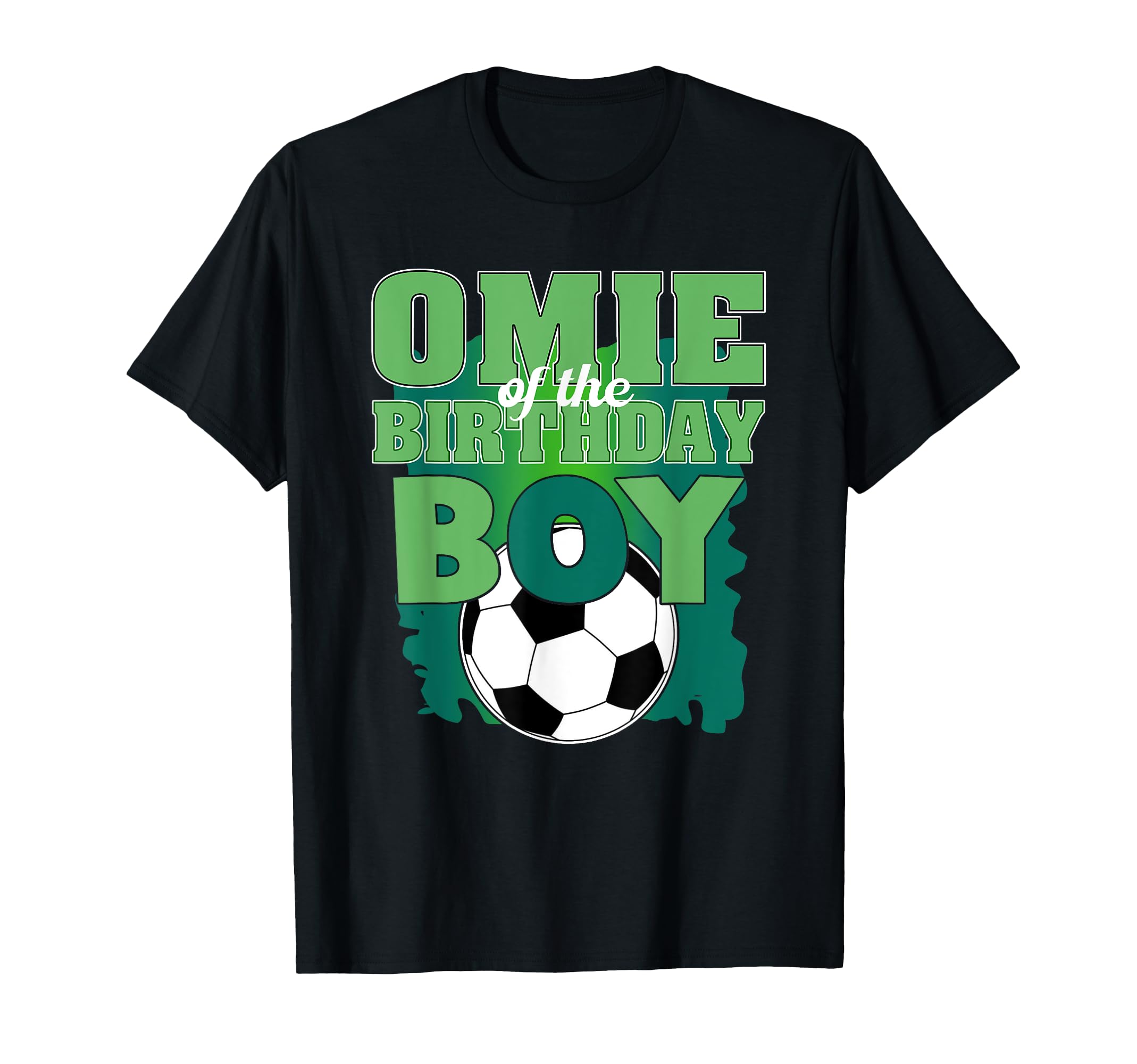 Omie Birthday Soccer Group Family T-Shirt - Minimalist Print Unisex