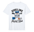 Sideline Social Club Soccer Mom Game T-Shirt - Novelty Apparel for Adults