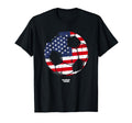 Superfan Usa Soccer Ball Flag T-Shirt - Fun Novelty Design for Adults