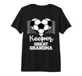 Keeper Great Grandma Funny Soccer T-Shirt - Minimalist Print Men Women