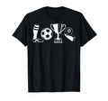 Soccer Love Gift Football Player Teens T-Shirt - Trendy Graphic for Adults