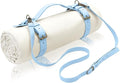 4’9” x 6’3” White Lightweight Water-Resistant Canvas Mat – Picnic, Outdoor, Beach, Park, Camping, Toy Mat