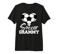 Soccer Grammy Heart Funny Heartfelt T-Shirt - Trendy Graphic Men Women