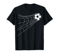 Summer Minimalist Soccer Net Football T-Shirt - Novelty Apparel for Adults