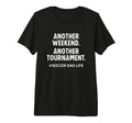 Mens Soccer Dad Life Another Weekend T-Shirt - Aesthetic Graphic Men Women