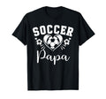 Soccer Papa Soccer Heart T-Shirt - Casual Everyday Wear for Adults