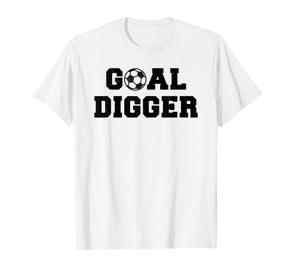 Goal Digger Soccer Jock T-Shirt - Fun Novelty Design for Adults