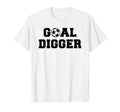 Goal Digger Soccer Jock T-Shirt - Fun Novelty Design for Adults