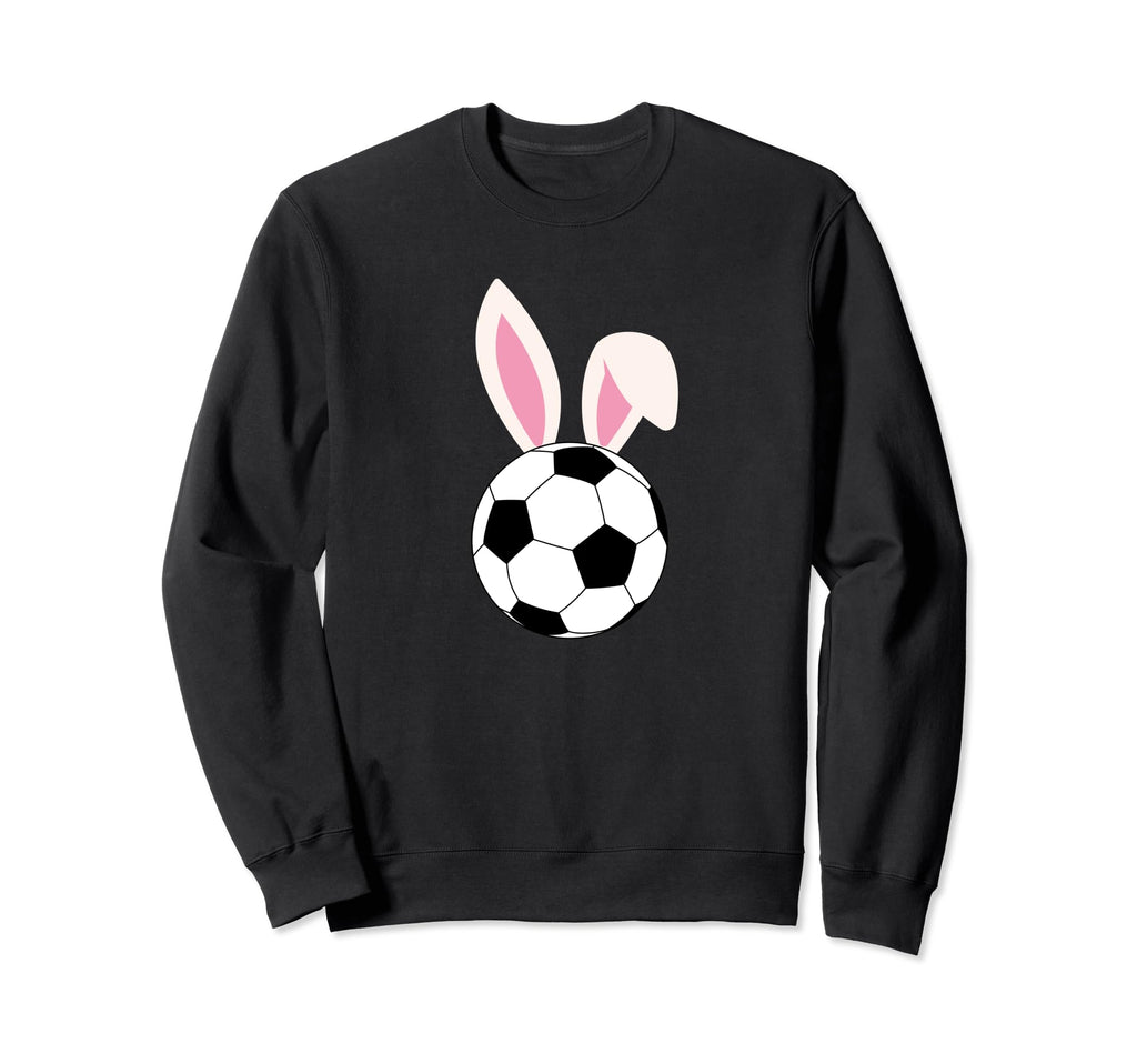 Funny Easter Bunny Soccer Ball Sweatshirt - Casual Everyday Wear Unisex
