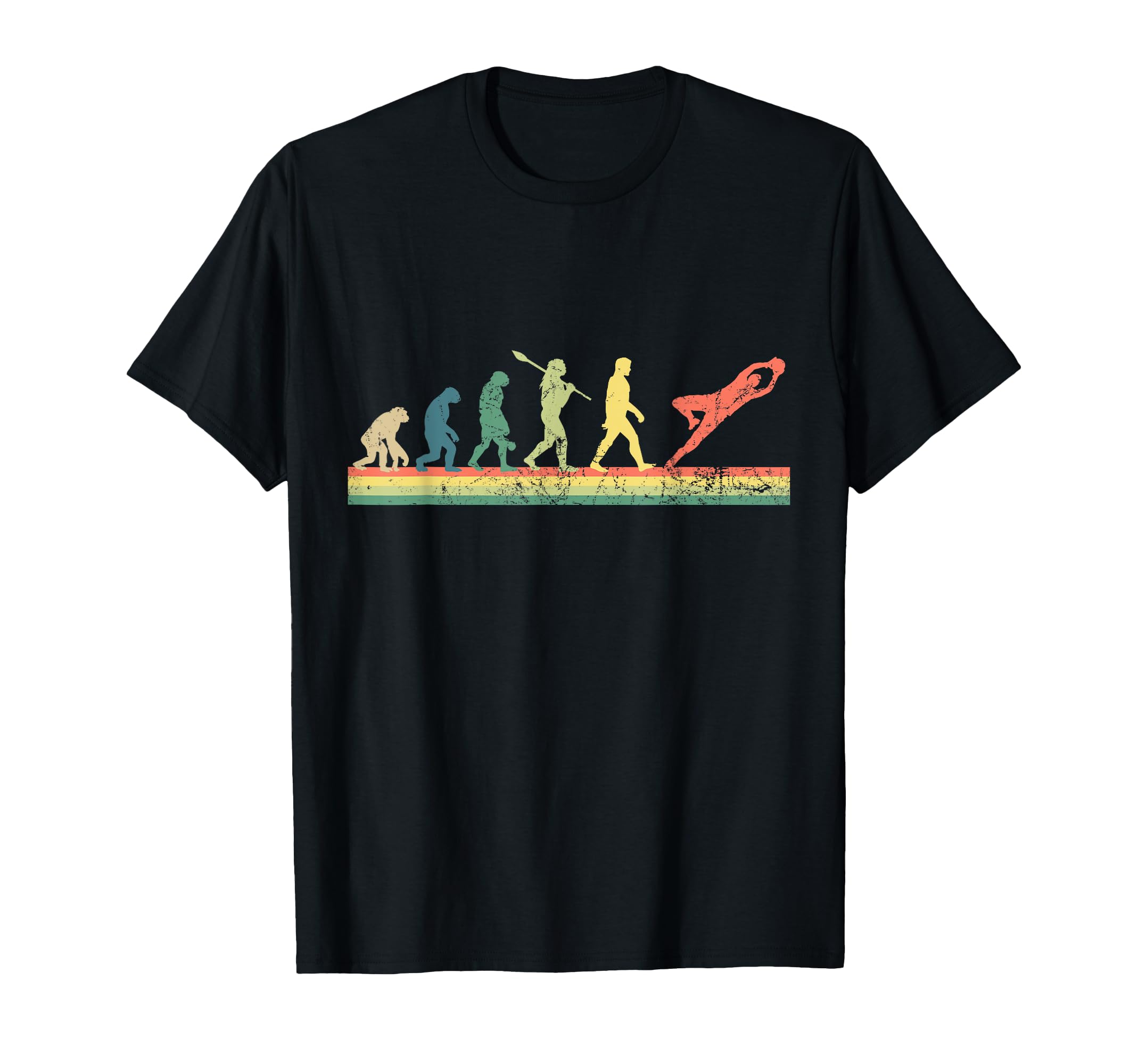 Funny Evolution Goalkeeping Soccer T-Shirt - Novelty Apparel Men Women
