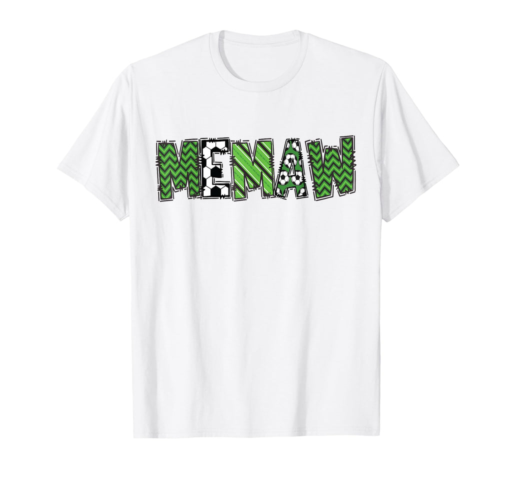 Soccer Memaw Birthday Soccer Player T-Shirt - Unique Graphic for Adults