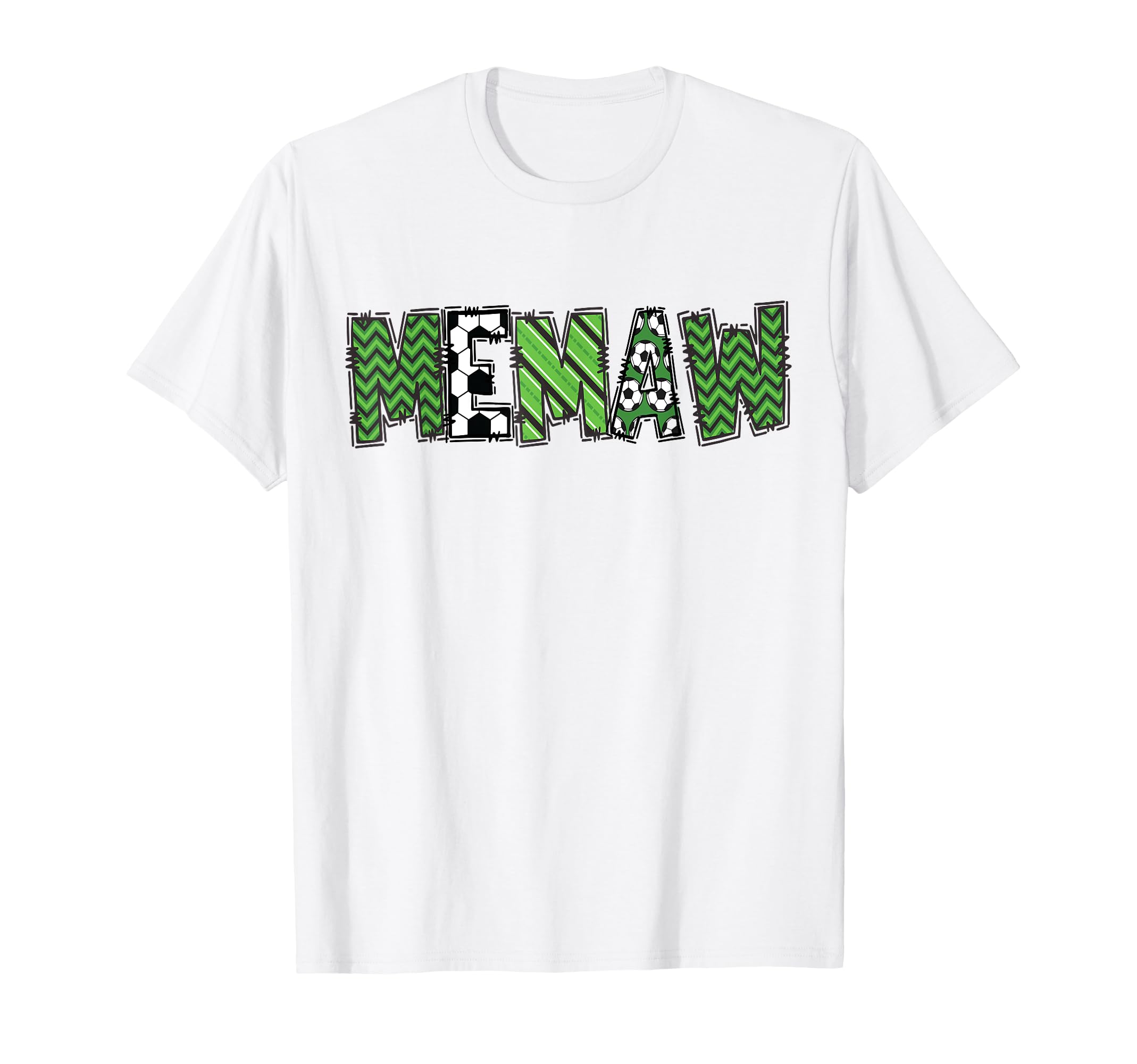 Soccer Memaw Birthday Soccer Player T-Shirt - Unique Graphic for Adults