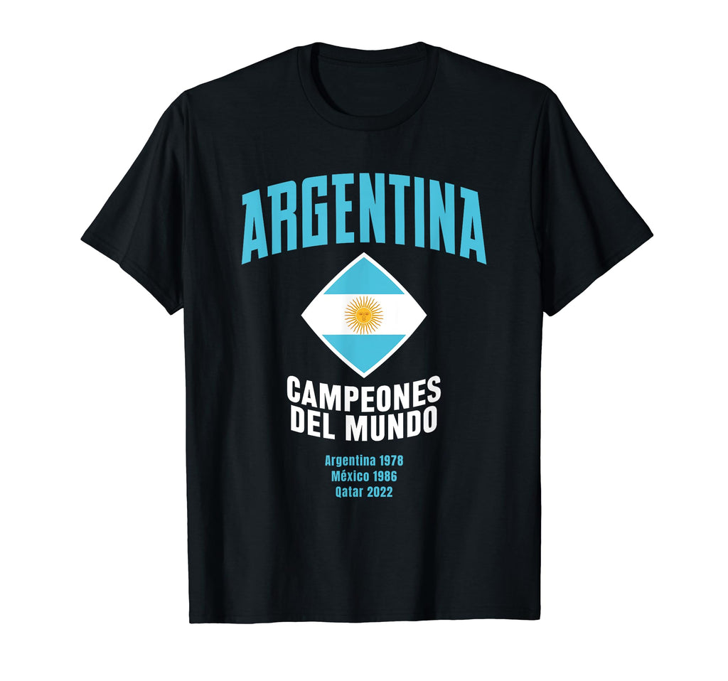 Argentina World Champion 2022 Soccer T-Shirt - Trendy Graphic Men Women