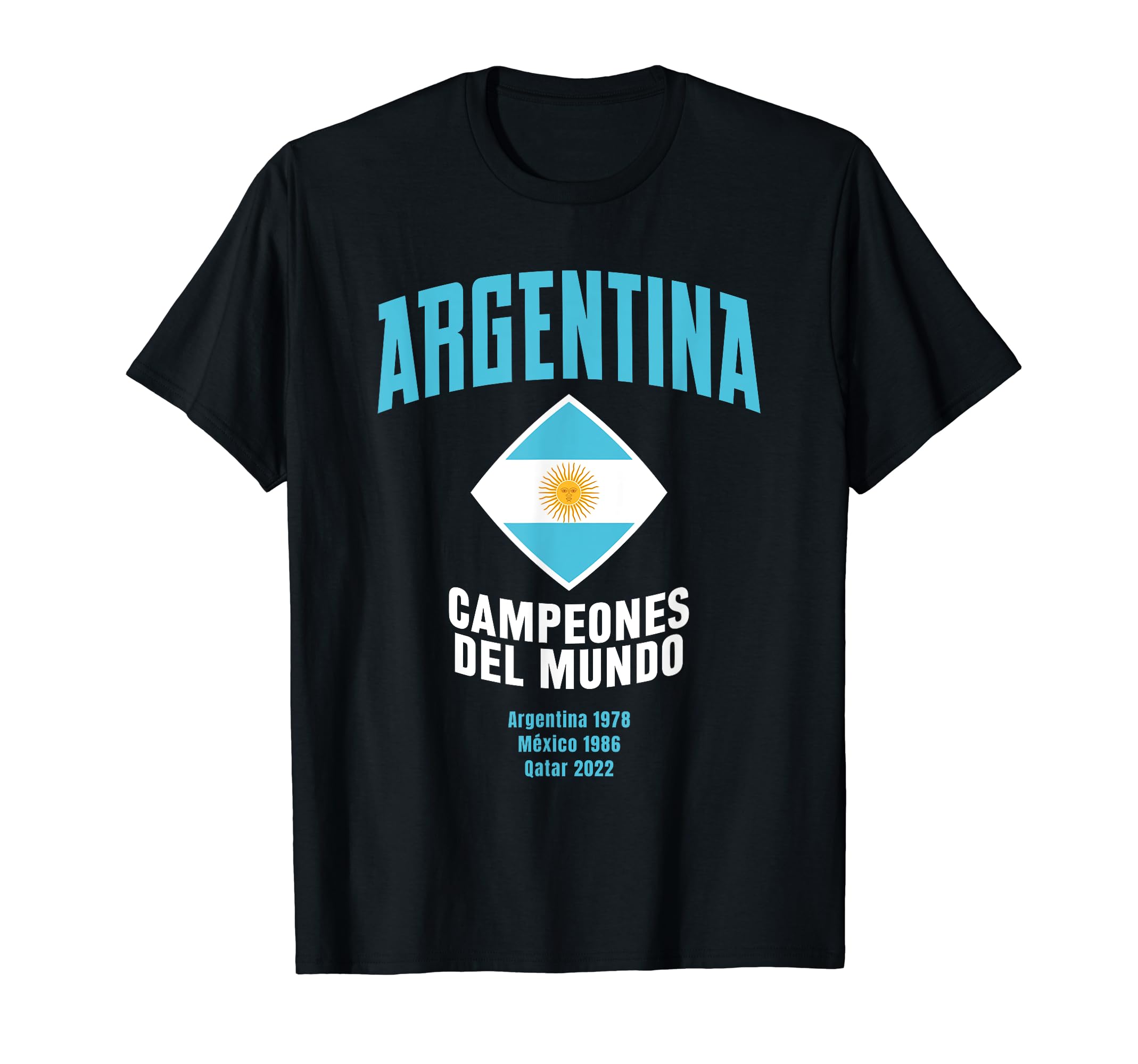 Argentina World Champion 2022 Soccer T-Shirt - Trendy Graphic Men Women
