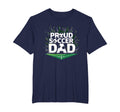 Proud Soccer Dad Cheering Sideline T-Shirt - Trendy Graphic Men Women