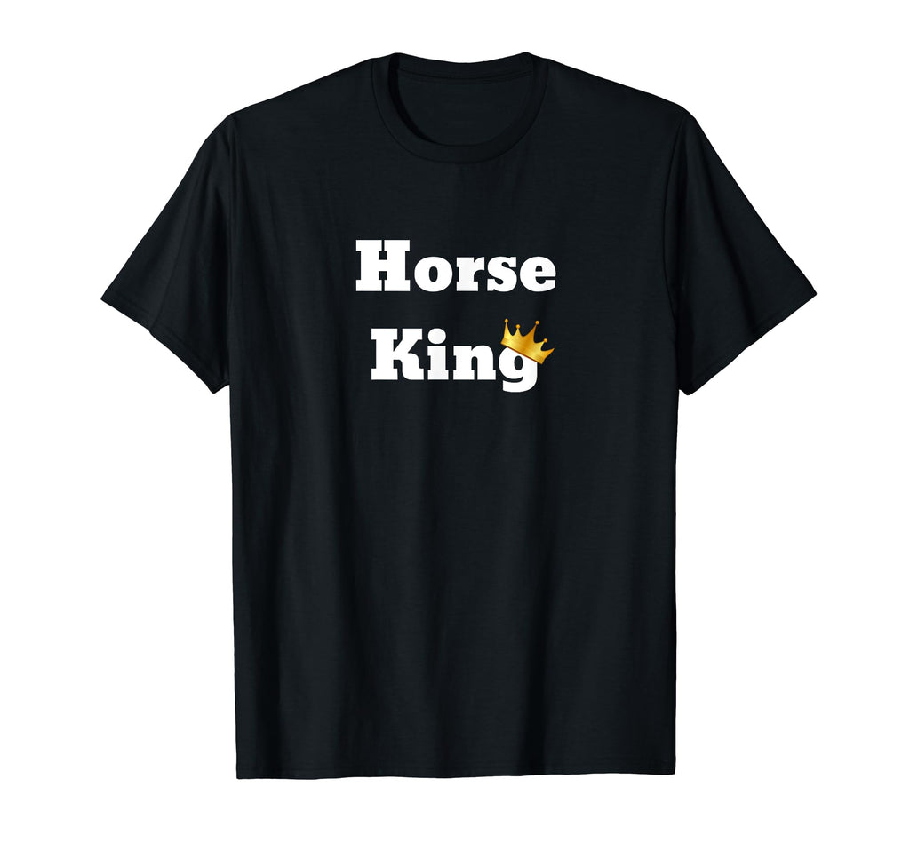 Horse King T-Shirt - Fun Novelty Design Men Women