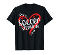 Soccer Stepmom Soccer Player Step T-Shirt - Minimalist Print Men Women