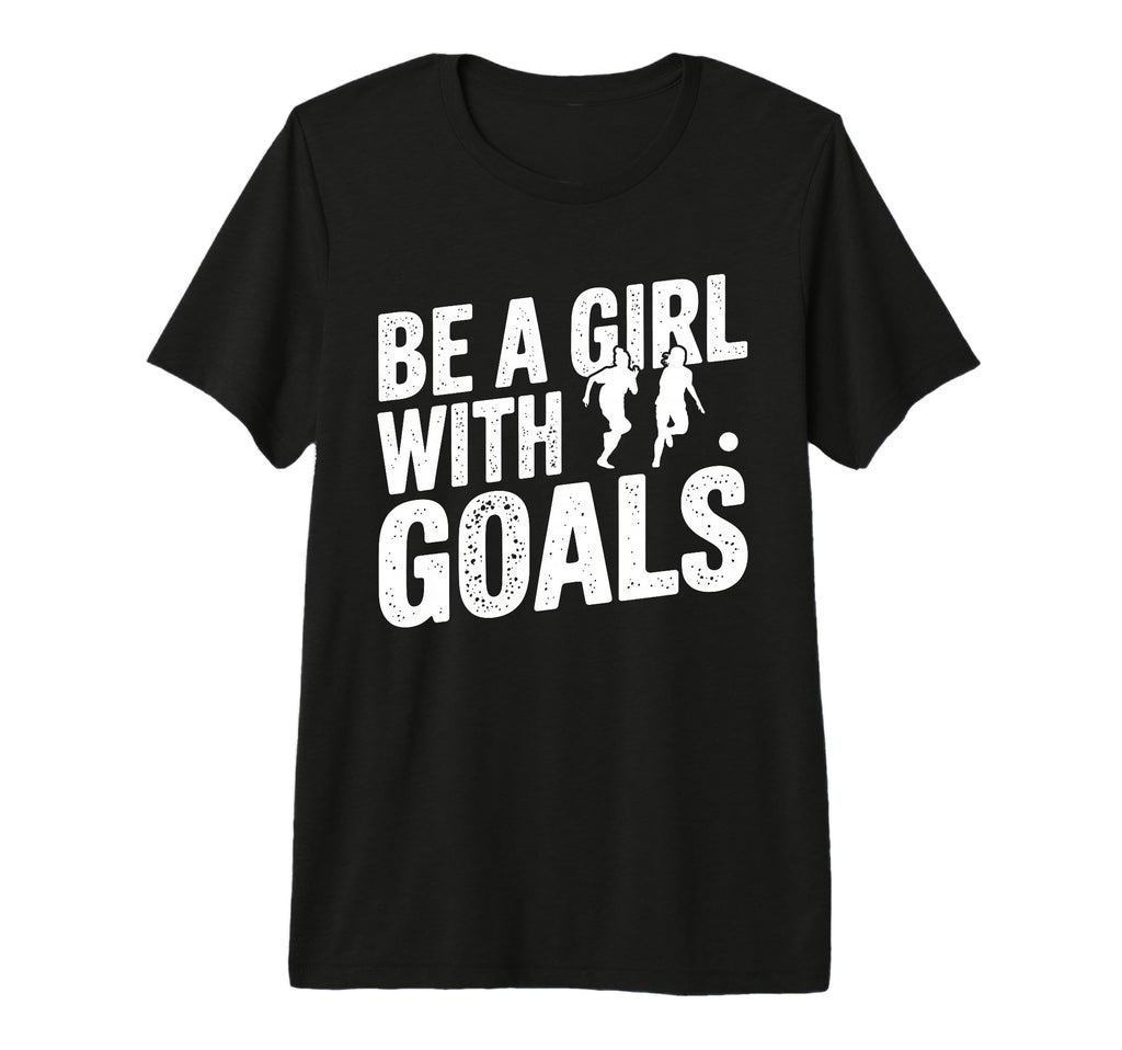 Be Goals Soccer Player Soccer Tri Blend T-Shirt - Minimalist Print Unisex