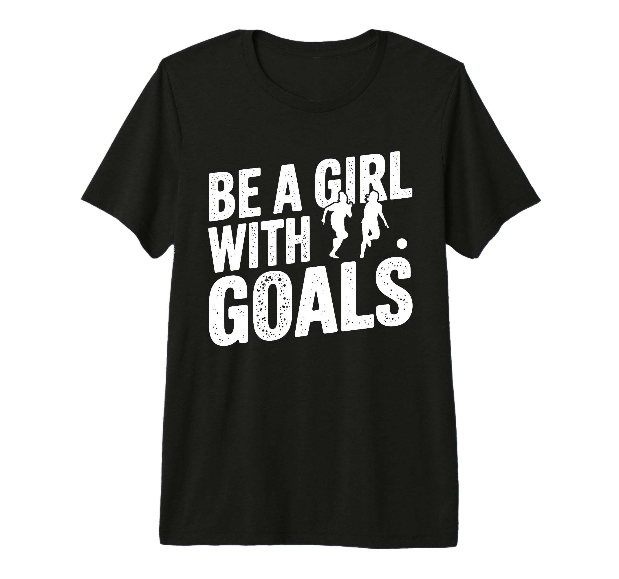 Be Goals Soccer Player Soccer Tri Blend T-Shirt - Minimalist Print Unisex