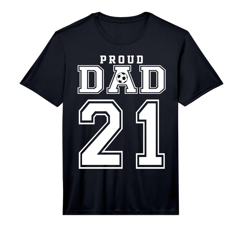 Number 21 Custom Proud Soccer Futbol T-Shirt - Aesthetic Graphic Men Women