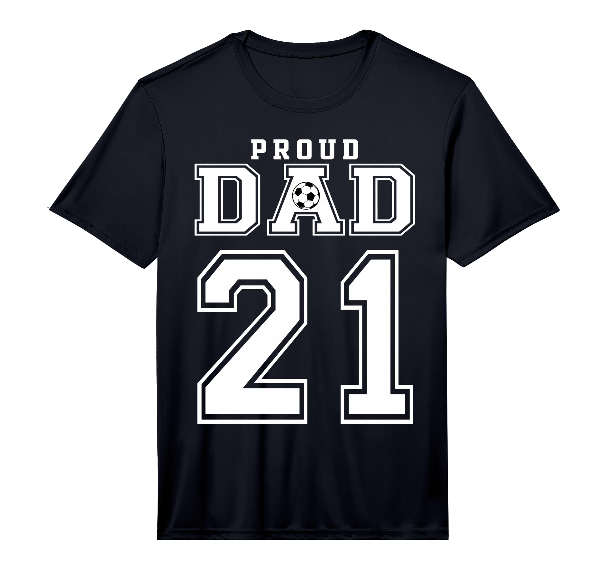 Number 21 Custom Proud Soccer Futbol T-Shirt - Aesthetic Graphic Men Women