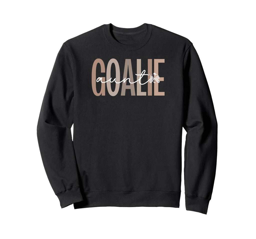Ice Hockey Goalie Aunt Hockey Sweatshirt - Aesthetic Graphic for Adults
