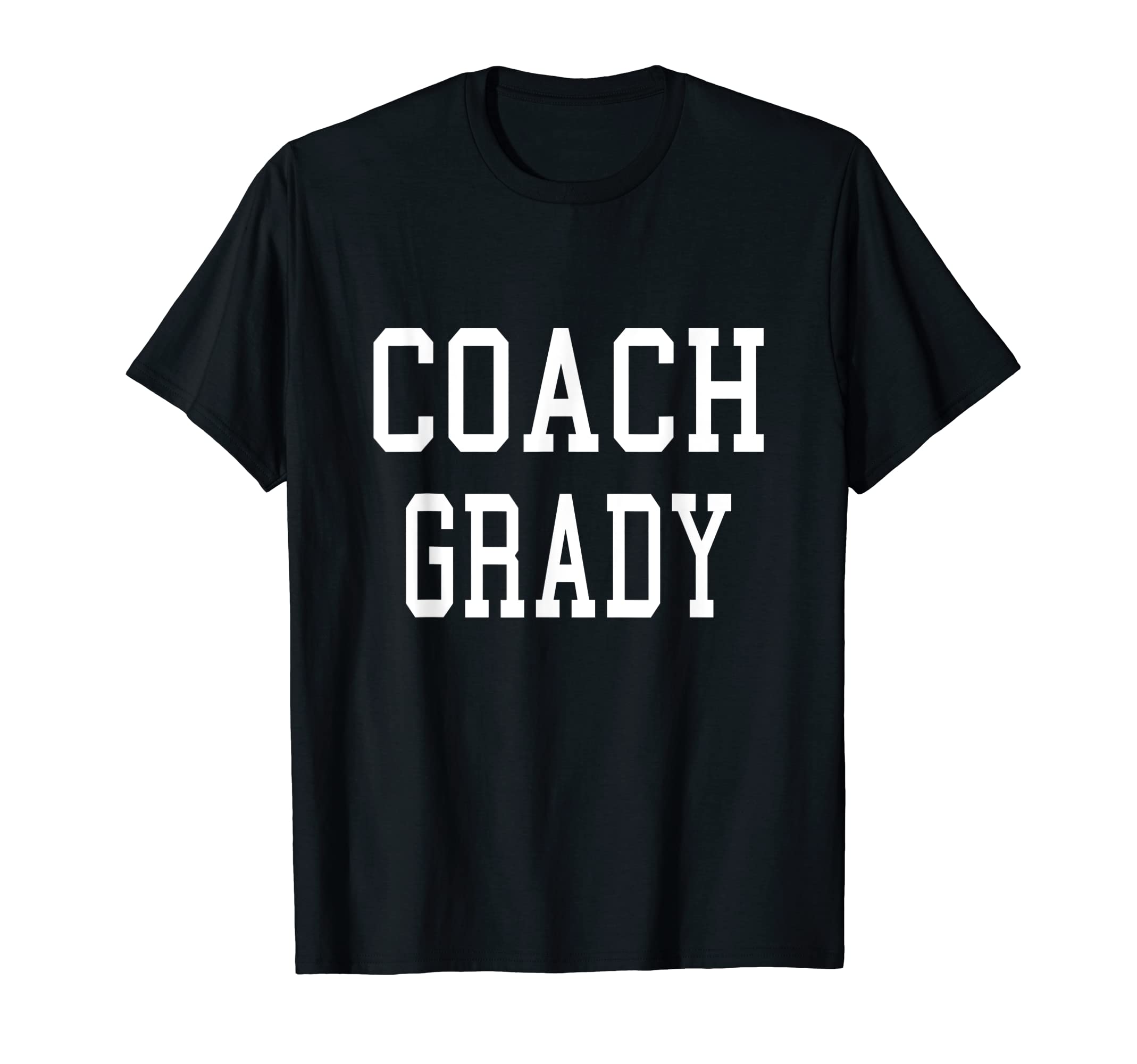 Coach Grady Custom Football Soccer T-Shirt - Unique Graphic Unisex