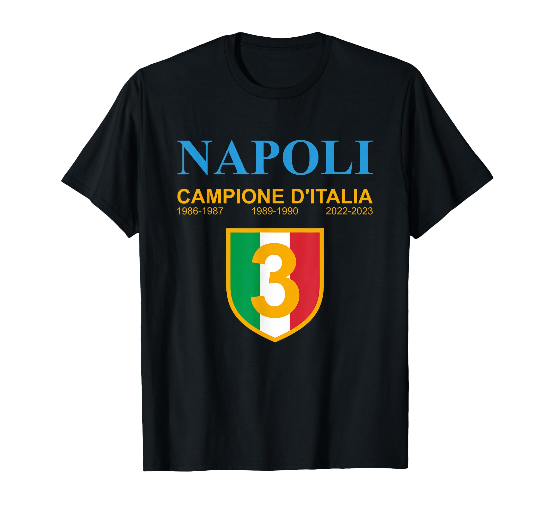 Naples 2022 2023 Italy Champion T-Shirt - Casual Everyday Wear Men Women