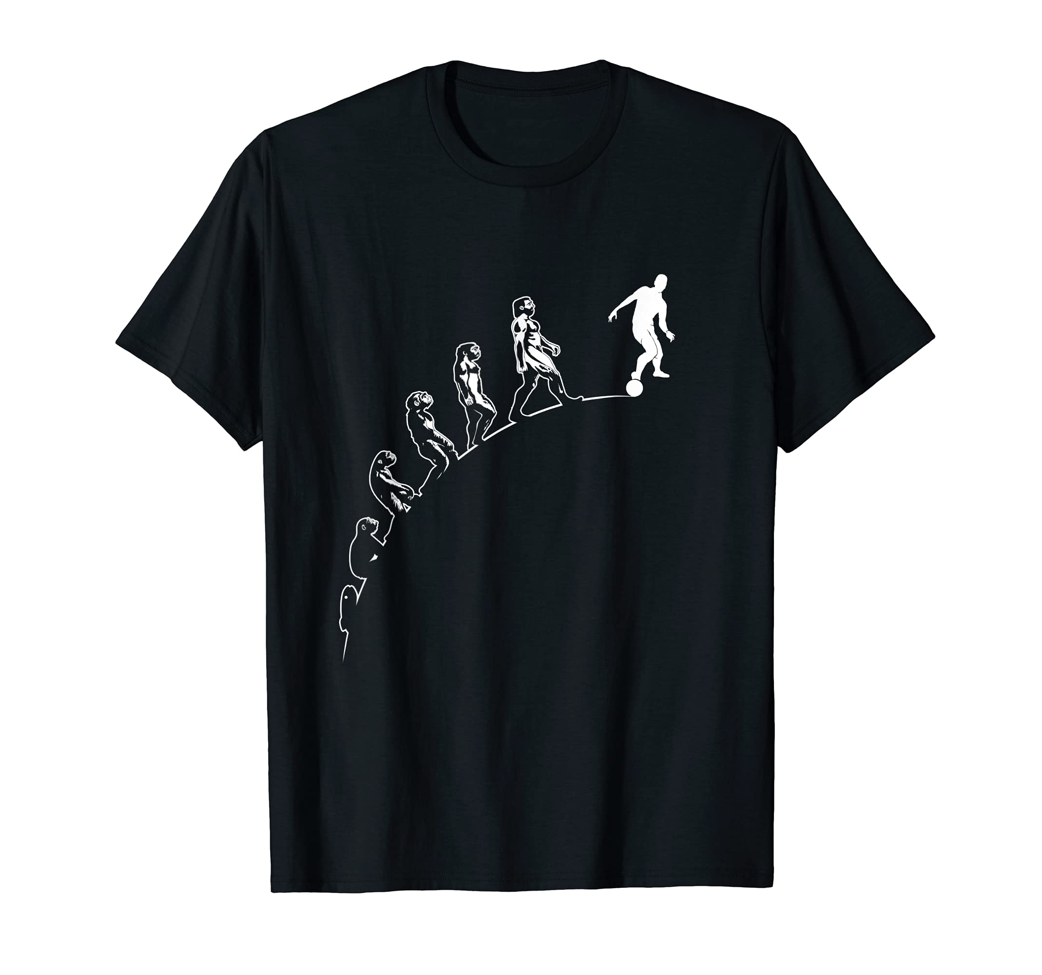 Soccer Evolution Funny Sport T-Shirt - Novelty Apparel Men Women