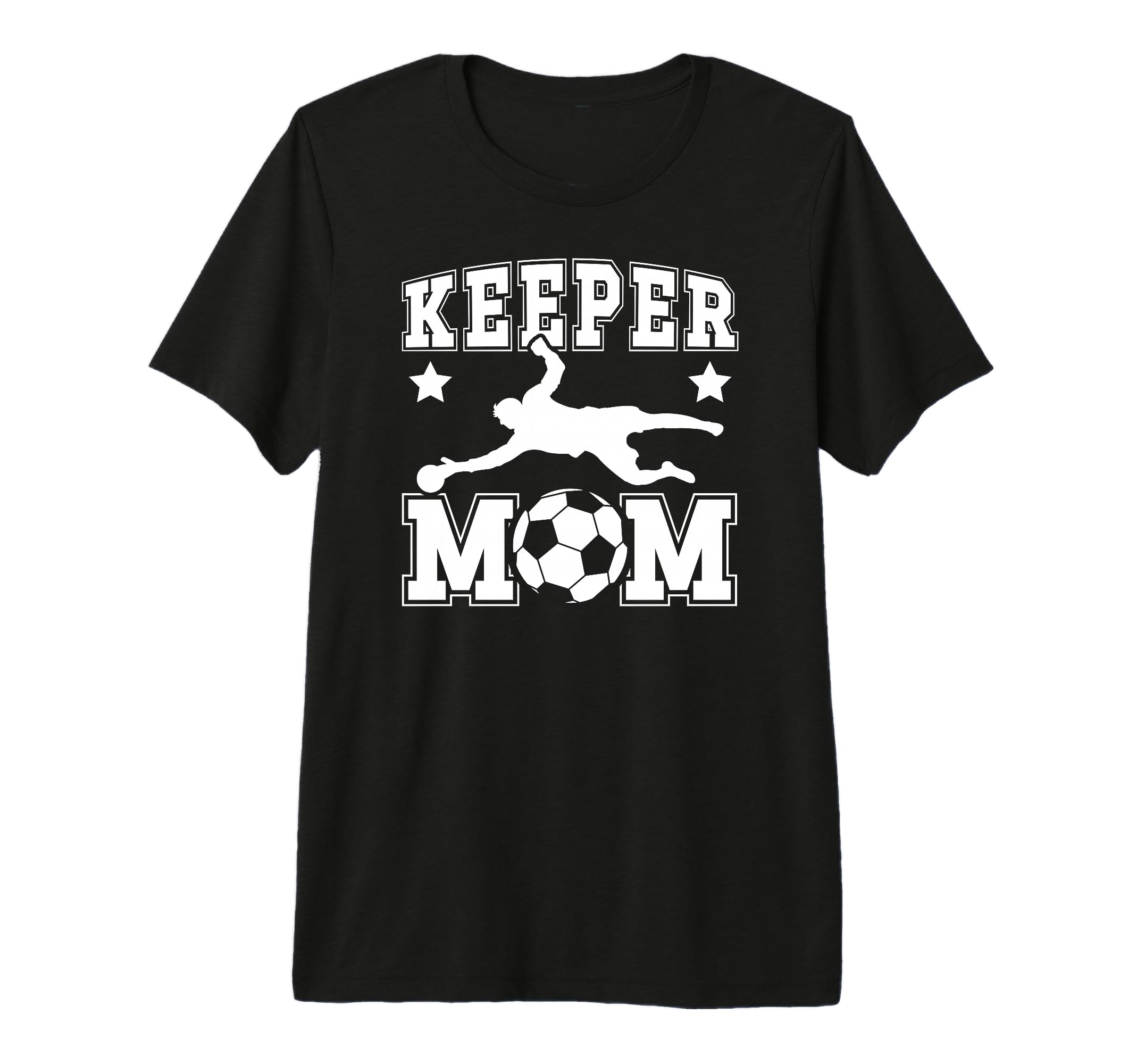 Soccer Keeper Mom Soccer Goalkeeper Mama T-Shirt - Unique Graphic Unisex