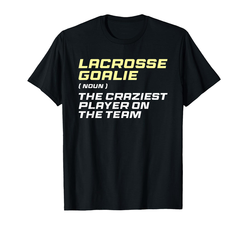 Lacrosse Goalkeeper Definition Lax T-Shirt - Custom Art Print Men Women