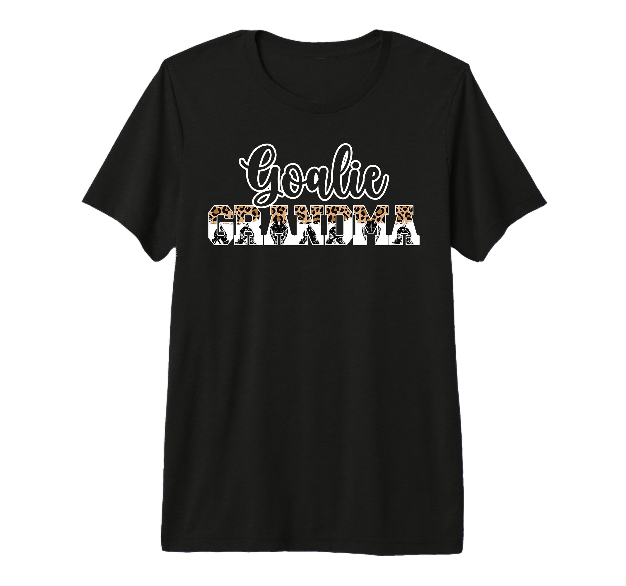 Ice Hockey Goalie Grandma Hockey T-Shirt - Casual Everyday Wear Men Women