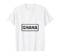 Ghana Football Soccer T-Shirt - Minimalist Print Men Women