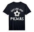 Soccer And Pickles Performance T-Shirt - Minimalist Print Men Women