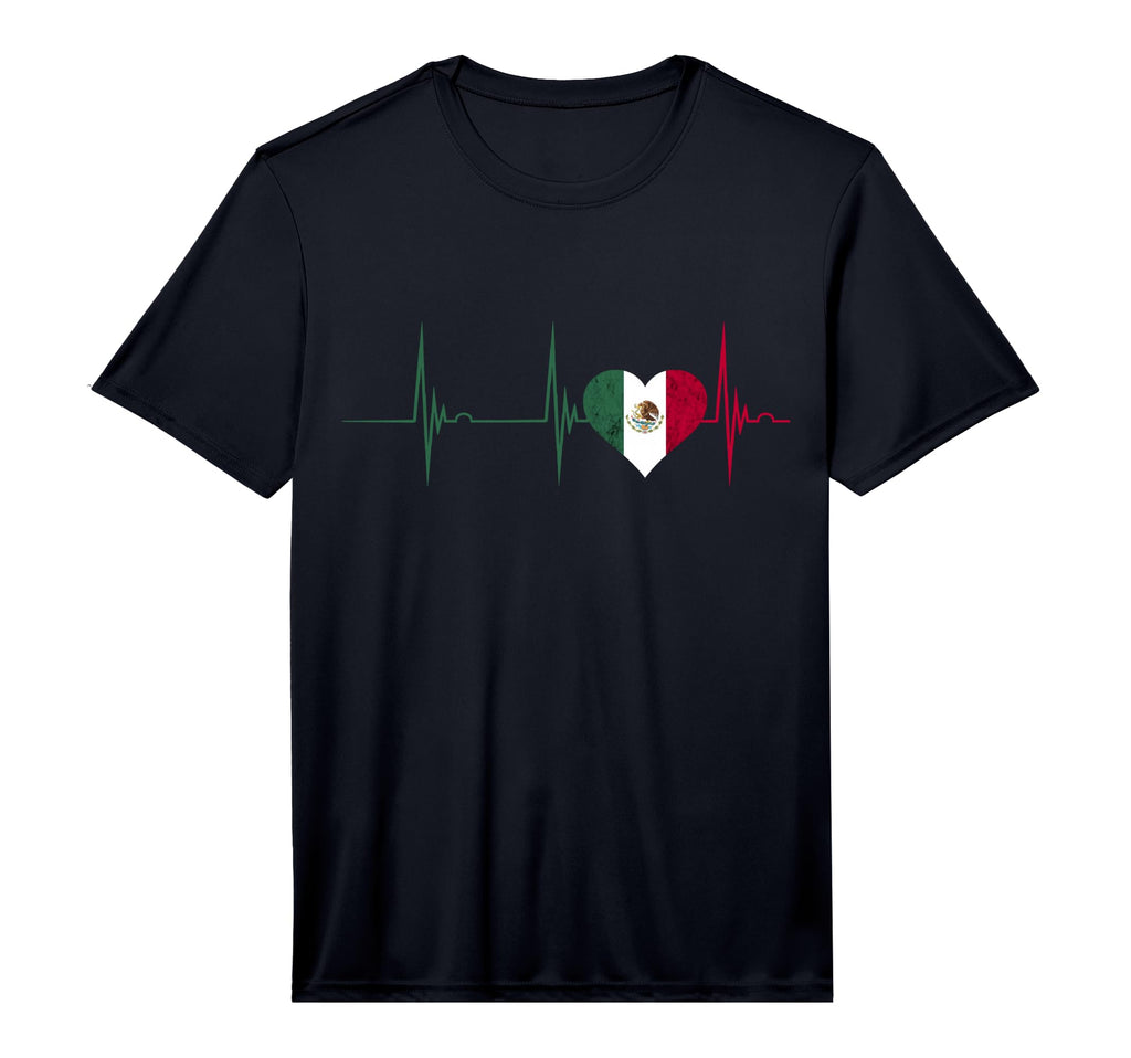 Cinco De Mayo Heartbeat Ekg Pulse T-Shirt - Unique Graphic for Adults