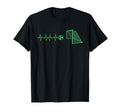 Funny Soccer Heartbeat Ecg Football Goal T-Shirt - Streetwear Style Unisex