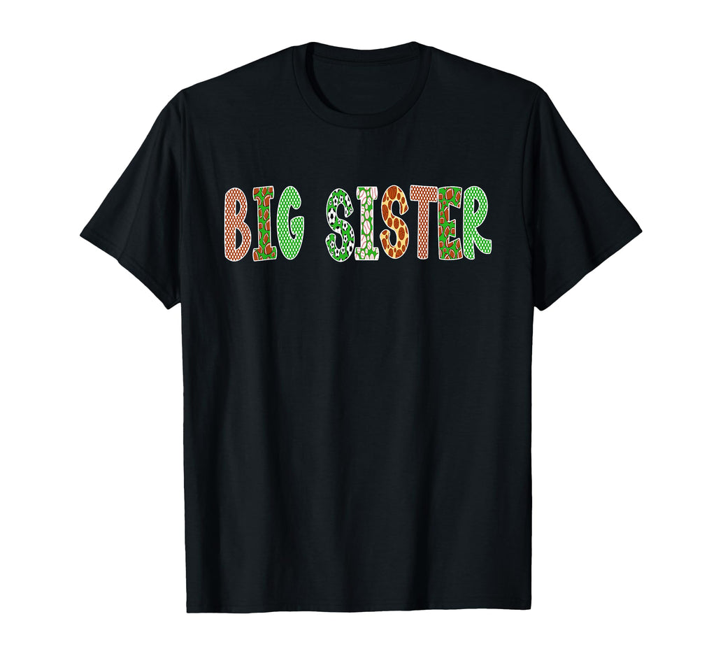 Sports Baller Big Sister Birthday T-Shirt - Streetwear Style for Adults