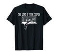 Jesus Goal Keeper Christian Soccer T-Shirt - Minimalist Print for Adults