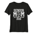 Womens Senior Soccer Mom Class T-Shirt - Casual Everyday Wear Men Women