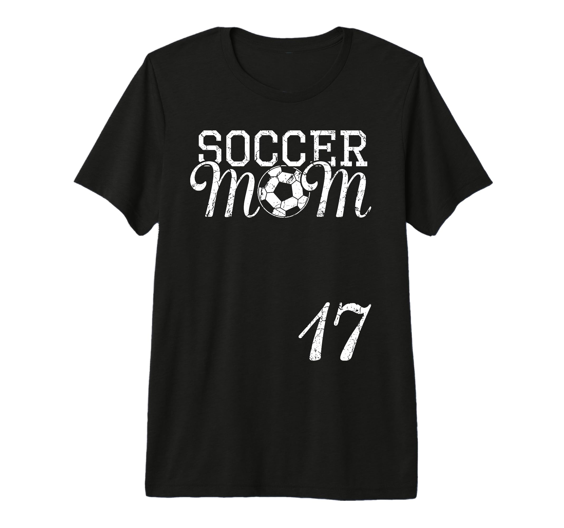 Soccer Mom Jersey Number 17 Favorite T-Shirt - Custom Art Print Men Women
