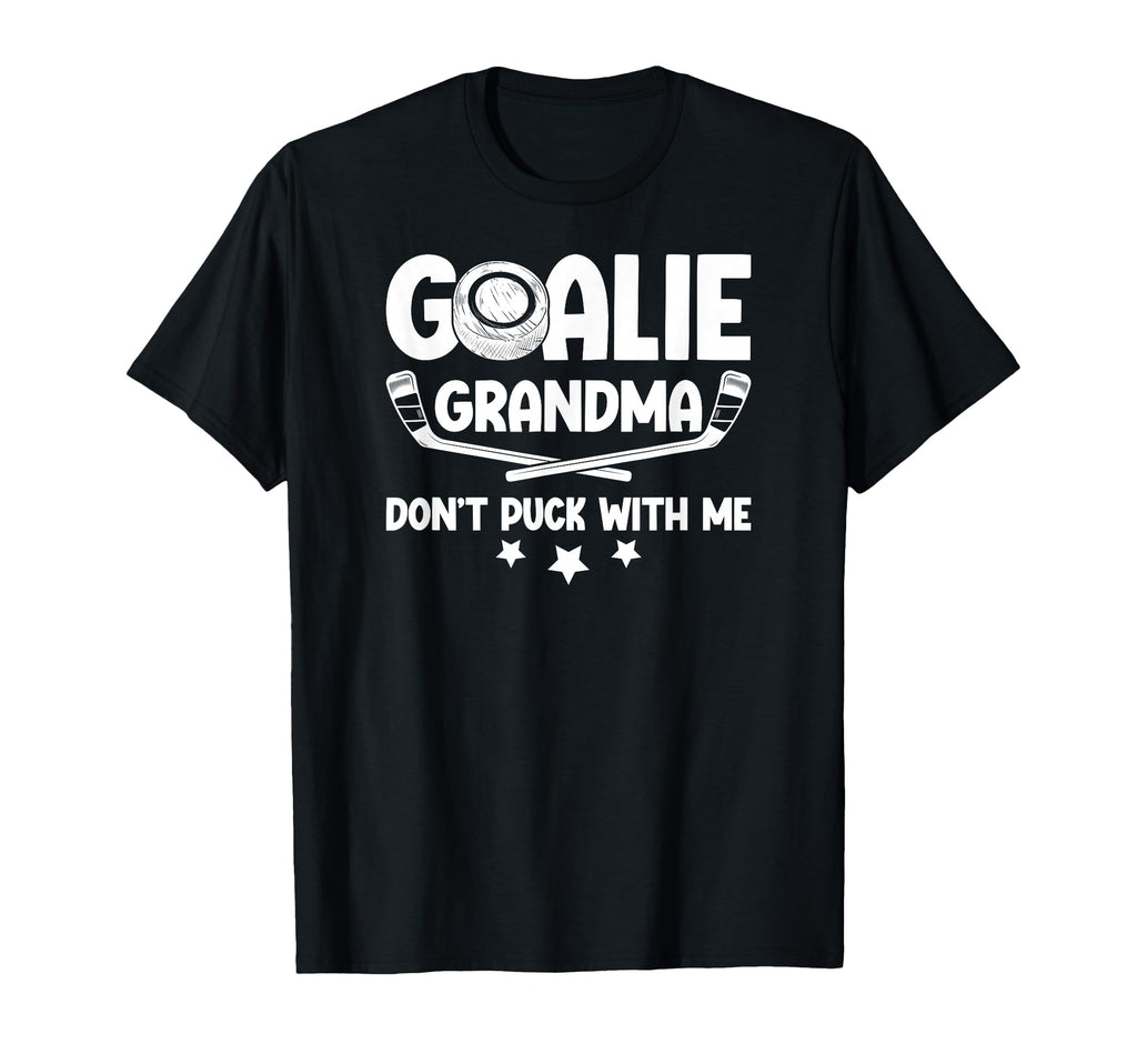 Hockey Goalie Grandma Funny Ice T-Shirt - Custom Art Print for Adults