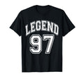Legend 97 Number Varsity Team 97Th T-Shirt - Trendy Graphic Unisex