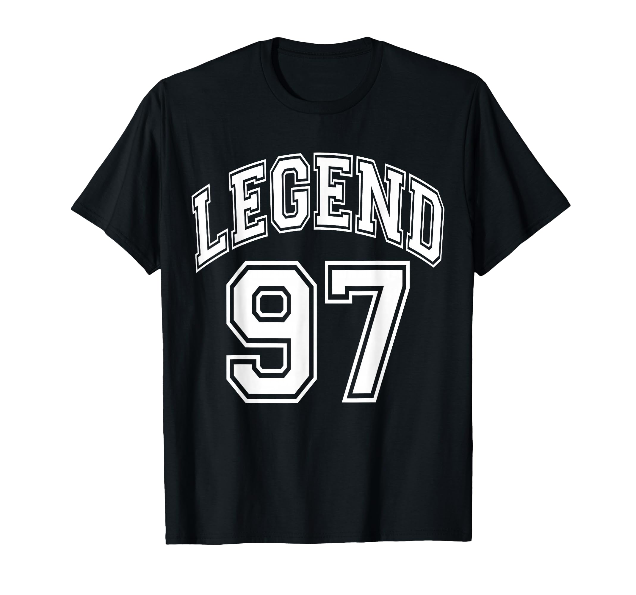 Legend 97 Number Varsity Team 97Th T-Shirt - Trendy Graphic Unisex