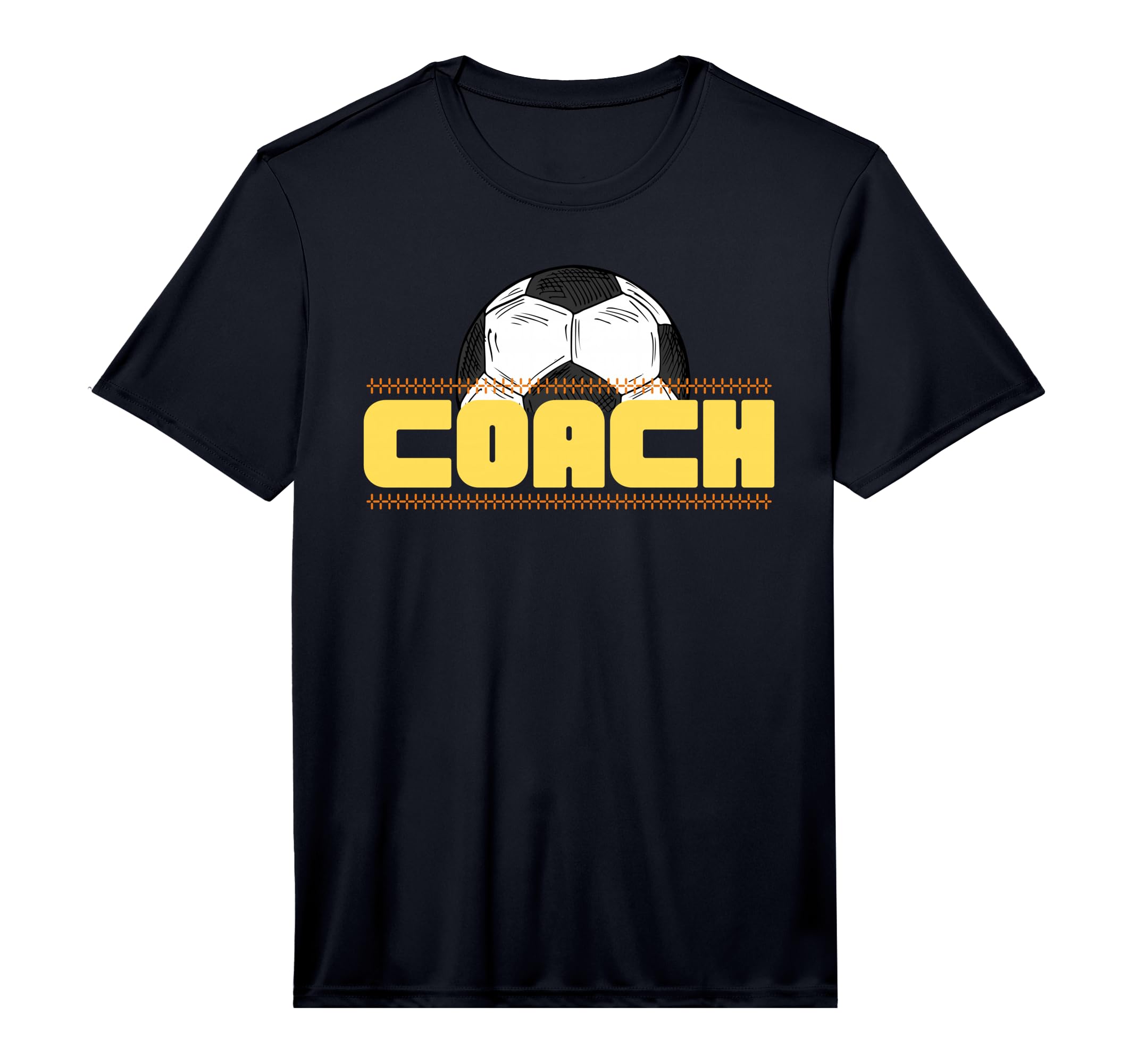 Mens Soccer Coach Performance T-Shirt - Casual Everyday Wear Men Women