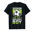 Godmom Birthday Soccer Player Bday T-Shirt - Minimalist Print Men Women