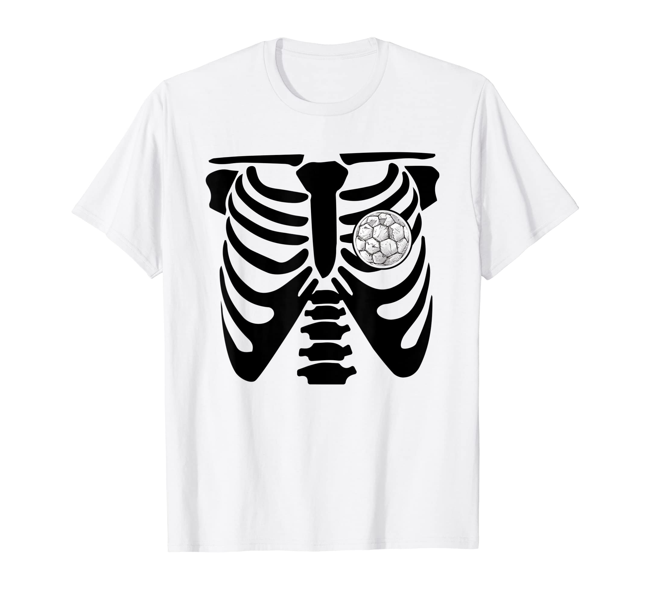 Soccer Game Day Skeleton Soccer T-Shirt - Aesthetic Graphic for Adults