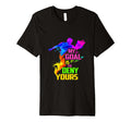 My Goal Is To Deny Yours Goalkeeper T-Shirt - Minimalist Print for Adults